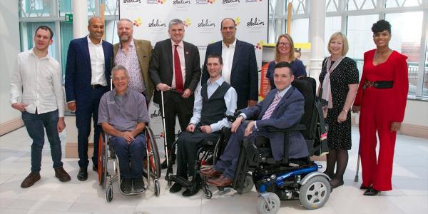 Sir Stelios with Neil Heslop and Alumni