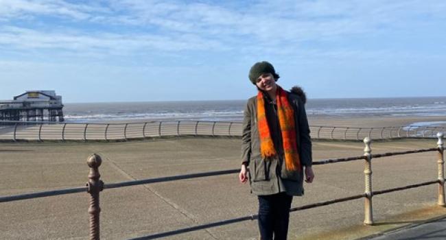 in Blackpool with Venture Arts visiting Grundy Art Gallery