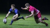 Oxford scrum half George Tresidder in action against the Army