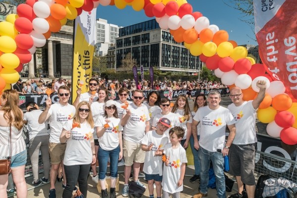 Leonard Cheshire staff at the London Marathon