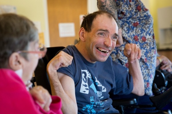Man smiling
