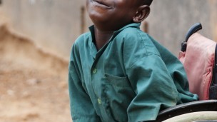 Boy at school in sierra leone