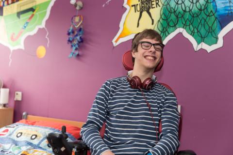 A man smiling