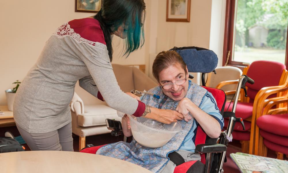 Resident and carer