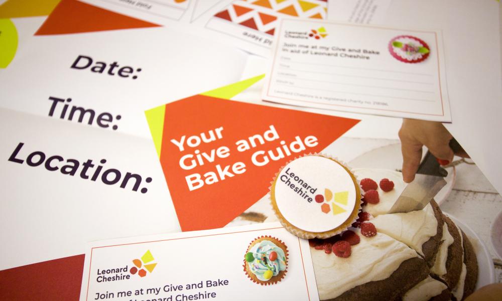 A selection of Give and Bake materials