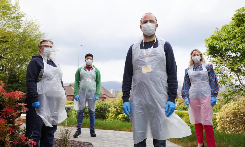 Staff at ARBI in PPE