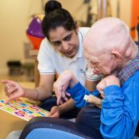 Resident and physiotherapist at Chiltern House
