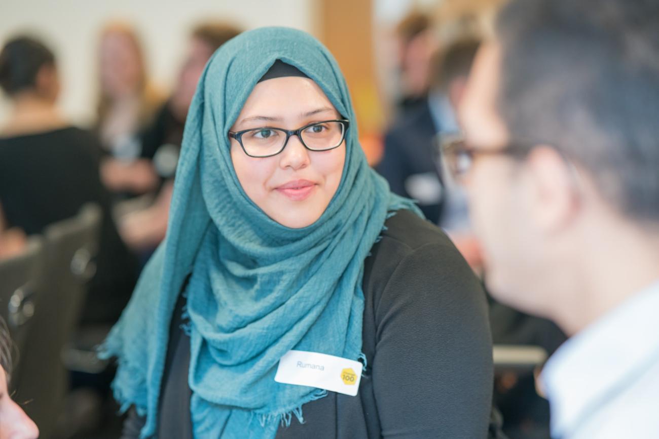 Rumana Yasmin, a Change 100 Intern at a development day
