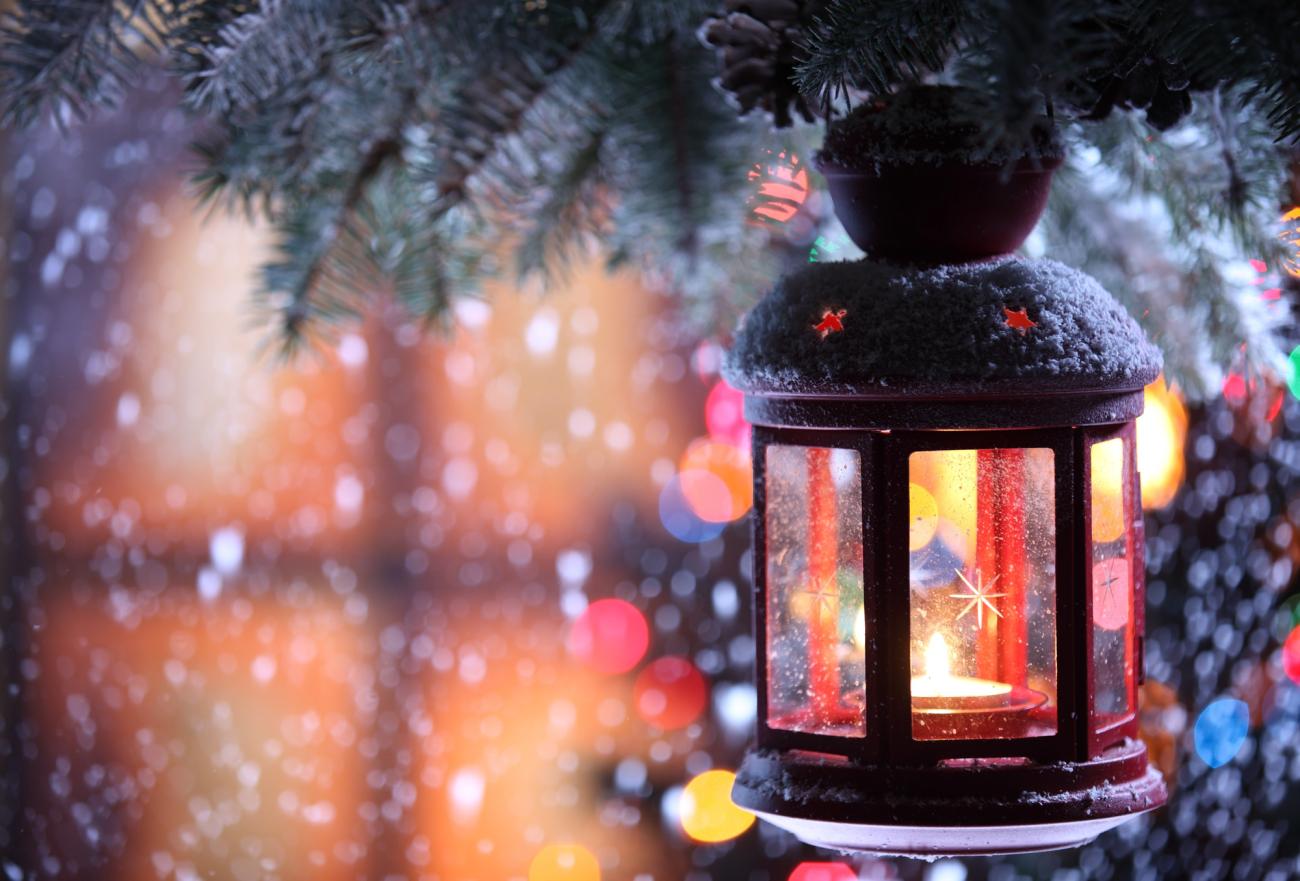 A christmas lantern