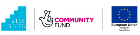 Wise Steps | Community Fund | European Social Fund logos
