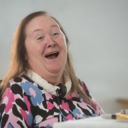 Sandra, a resident at Heatherley