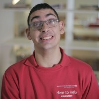 Our campaigner Jonathan looks at the camera