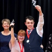 Cardiff heat finalists Daniel and Carys