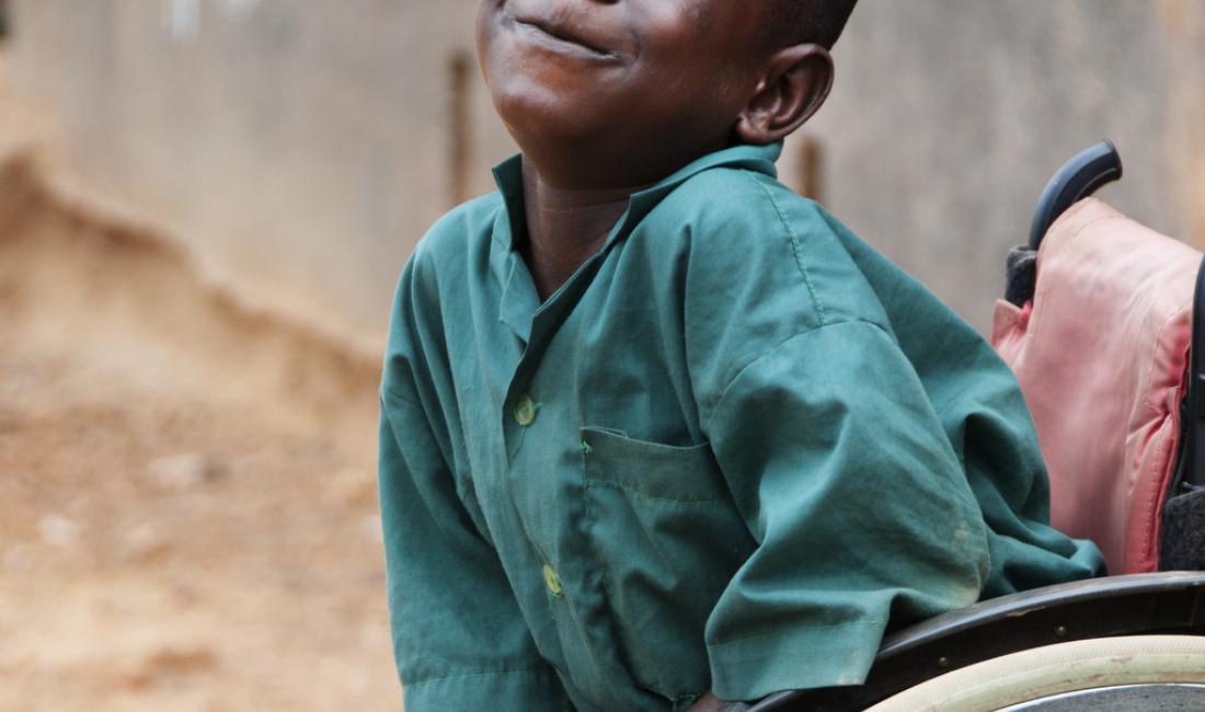 Boy at school in sierra leone